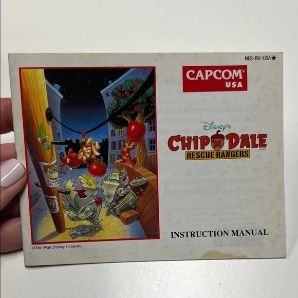 Nintendo Capcom USA Chip 'n Dale Rescue Rangers NES Game - Picture 4 of 4